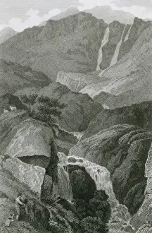 Westmoreland Prints: Gellforth Spout, Lake District