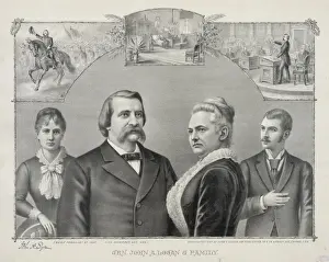 Logan Prints: Gen. John A. Logan & family
