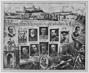 Uprising Prints: Genearl Franco and other heroes of the Spanish Civil War