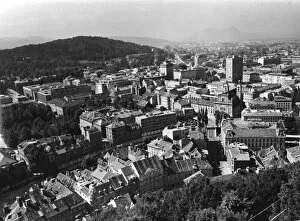 Images Dated 12th October 2015: General aerial view of Ljubljana, Slovenia