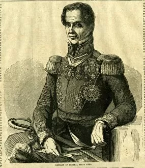 Images Dated 3rd August 2016: General Antonio Lopez de Santa Anna of Mexico