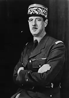 General Charles de Gualle of Fighting France