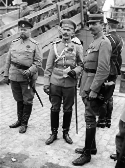 General Dietrich and staff officers, Salonika, Greece