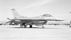 F 16b Prints: General Dynamics F-16B Fighting Falcon 88-0493
