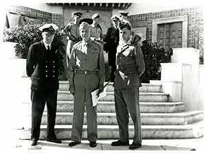 General Eisenhower during visit to North Africa, WW2