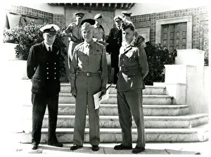 Eisenhower Prints: General Eisenhower during visit to North Africa, WW2