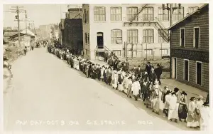 Schenectady Prints: General Electric strike, Schenectady, New York, USA