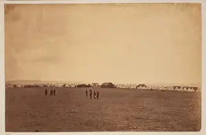 Garrett Prints: General Garretts quarters & tents of the 4th Division