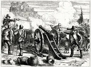 Albemarle Gallery: General George Monck, 1st Duke of Albemarle, Siege of Tantallon Castle, East Lothian