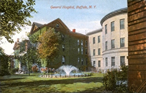 Grassy Collection: General Hospital, Buffalo, New York State, USA