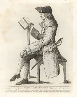 George Jones Prints: General James Oglethorpe at Dr. Johnson's booksale, 1785