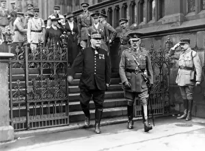 Robertson Prints: General Joffre and Sir William Robertson in Cologne