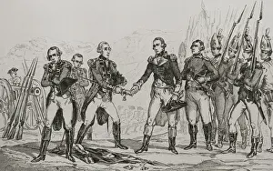 Rochelles Prints: General John Burgoyne's surrender after Battlle of Saratoga