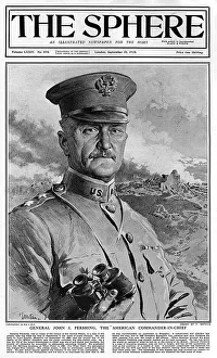 Expeditionary Gallery: General John J. Pershing by Fortunino Matania