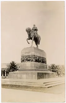 Mausoleum Prints: General Jose Artigas equestrian statue