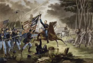 Gallant Prints: General Kearneys gallant charge, at the Battle of Chantilly