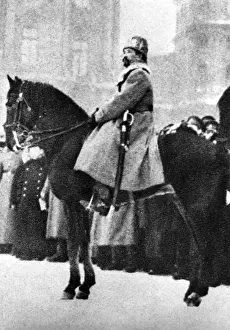 Over Coat Prints: General Lavr Kornilov, officer in Imperial Russian Army