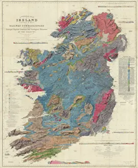 Griffith Prints: A general map of Ireland (Griffith, 1855)