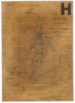 Wollaston Prints: General map of strata found in England and Wales