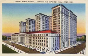 Images Dated 22nd January 2018: General Motors building, Detroit, Michigan, USA