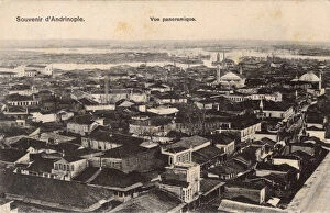 Adrianople Gallery: General panoramic view of Edirne, Turkey