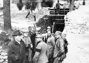 Trench Collection: General Peppino Garibaldi during WW1