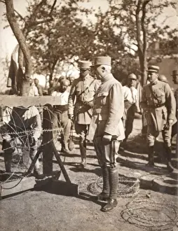 Marne Prints: General Petain visiting the Marne, France, during WW1