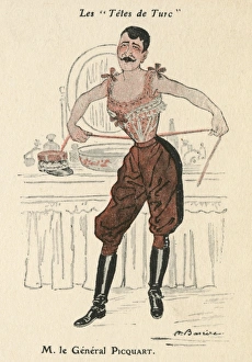 Dreyfus Collection: General Picquart - Satire - Dreyfus Affair