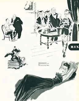 Reclined Collection: General Post Office Advertisement Illustrations