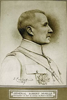 Print Collection: General Robert Nivelle, dated 1917