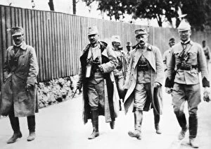 General Rudolf von Metz entering Jaroslau, Poland, WW1