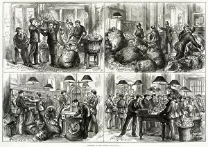 Sorting Collection: General scenes at the Post-Office 1875