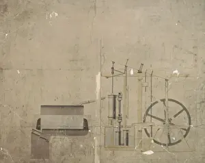 Illingworth Prints: General section of Mr Illingworths engine no 2
