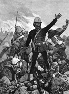 Images Dated 10th November 2011: General Sir George Colley at battle of Majuba Hill