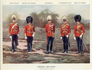 Boer Collection: General and Staff, Maj F.S.Maude, Maj Hon A.H. Hamilton
