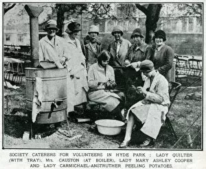 Images Dated 18th September 2017: General Strike 1926: Society women volunteers