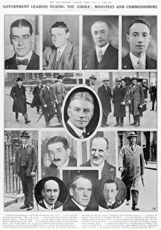 Messrs Collection: The General Strike - Government leaders