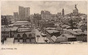 General view of Baltimore, Maryland, USA