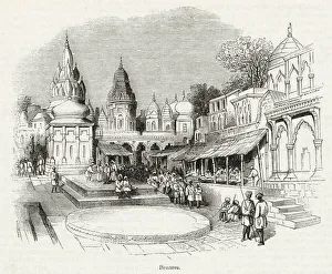 Hinduism Collection: General view of Benares, India