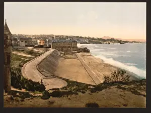 Biarritz Prints: General view, Biarritz, Pyrenees, France