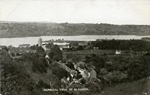 Blagdon Prints: General View, Blagdon, England