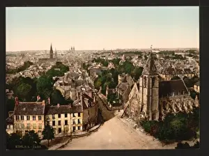 Caen Prints: General view, Caen, France