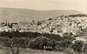 Domes Prints: General view of Cana, Galilee, Northern Israel