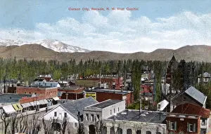 General view of Carson City, Nevada, USA