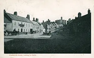 Hermitage Prints: General View, Towards the Castle, Warkworth, Northumberland