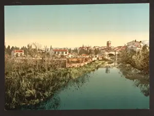 Raffaele Prints: General view with the cathedral, San Raphael (i. e. San Raffa
