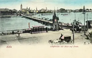 Pontoon Prints: General view of Cologne, Germany