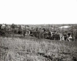 General view of Combles, France, Western Front, WW1