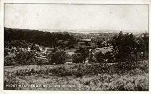 Crowborough Prints: General View, Crowborough, Sussex