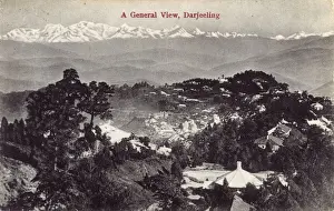 Distant Prints: General view of Darjeeling, India